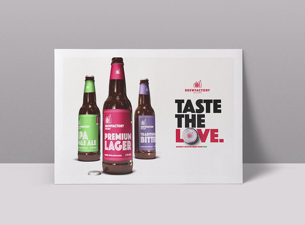 brewfactory poster 2, brew factory, Form Advertising, brand identity, brand creation, brand design